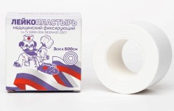 Лейкопластырь фиксирующий Leiko на тканевой (хлопковой) основе р. 3смх500см 1 шт.