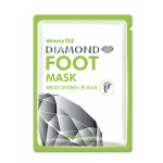 Маска-носочки для ног, BeauuGreen (БиаюГрин) 26 г Beauty153 Diamond Foot Mask увлажняющая