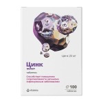 Цинк хелат, Vitateka (Витатека) таблетки 25 мг 100 шт