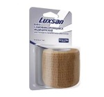 Бинт эластичный, Luxsan (Люксан) р. 6смх4м 1 шт когезивный самофиксирующийся на полипропиленовой основе бежевый