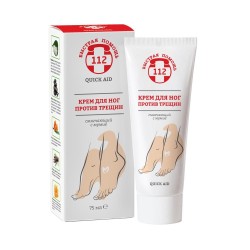 Крем для ног Quick Aid против трещин смягчающий с мумие 75 мл