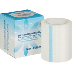 Лейкопластырь фиксирующий Leiko на прозрачной полимерной основе р. 5смх500см 1 шт.