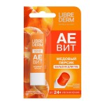 Бальзам для губ, Librederm (Либридерм) 4 г Аевит медовый персик