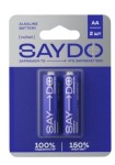 Батарейки, Saydo (Сайдо) 2 шт алкалиновая АА блистер
